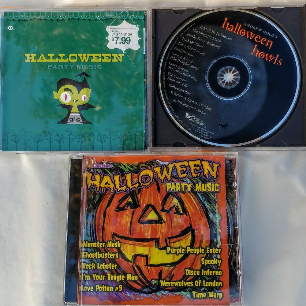 Bundle of 3 Halloween CD's